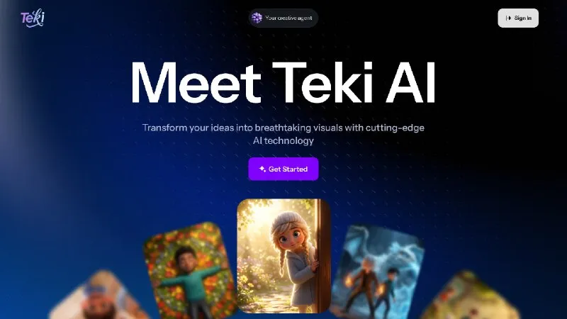Teki AI登場 — プロダクトのランディングページ